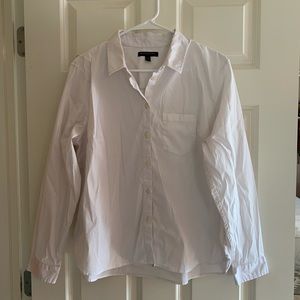 Banana Republic White Button Up